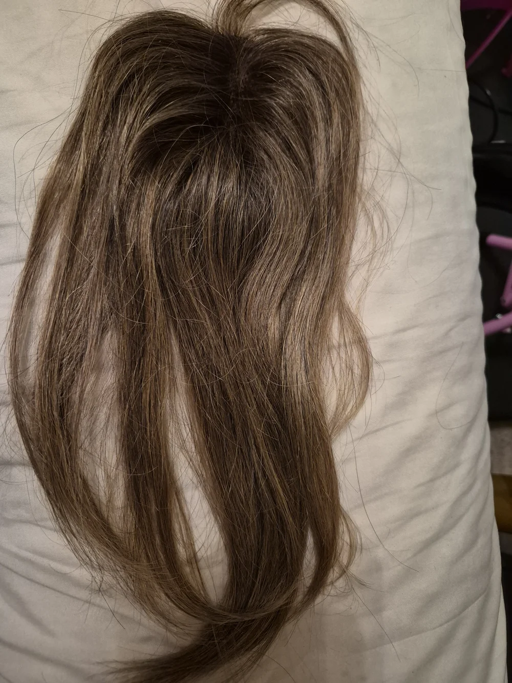 Ash Brown Human Hair Topper